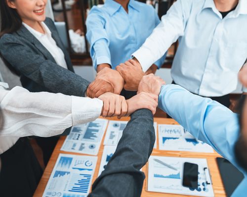 bigstock Diverse Team Of Officer Worker 476009605