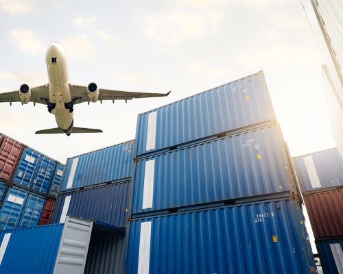 bigstock Air Logistics Cargo Airplane 463821219