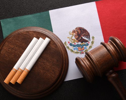 bigstock Cigarettes And Judge Wooden Ga 452980609