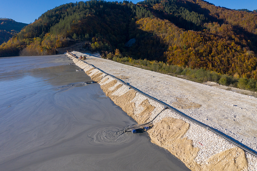 bigstock Aerial View Of Mining Residual 475337355
