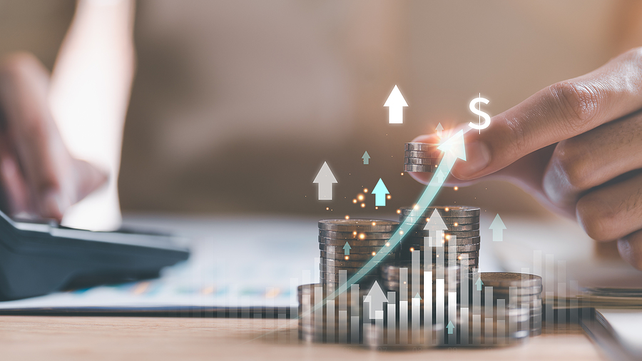 bigstock Coins In Human Hands And An Ar 471838797