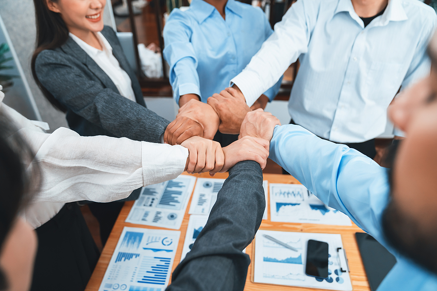 bigstock Diverse Team Of Officer Worker 476009605