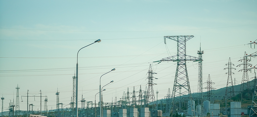 bigstock Power Line Support With Wires 469311833